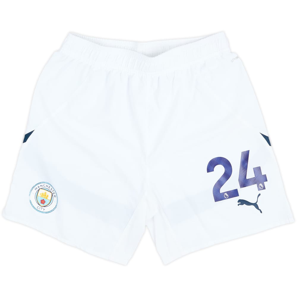 2024-25 Manchester City Match Issue Home Shorts #24 (Gvardiol)