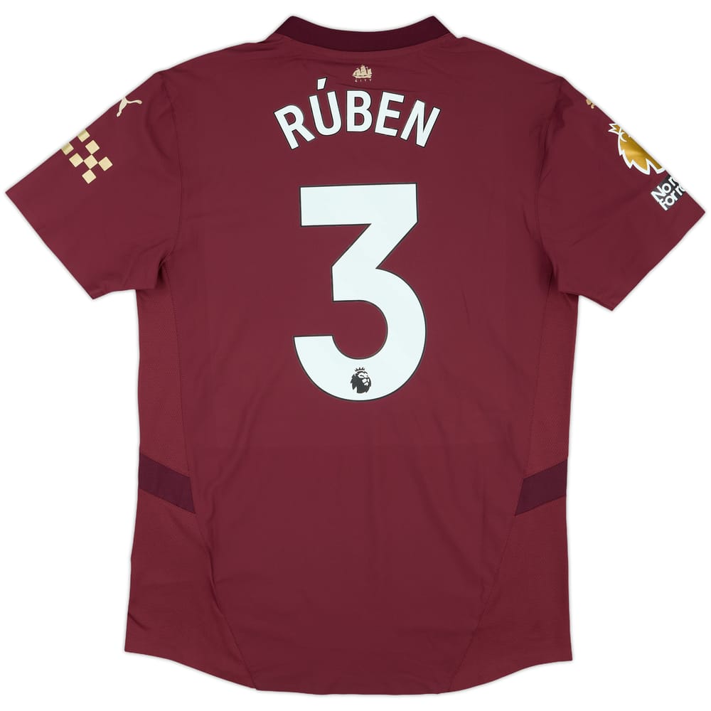 2024-25 Manchester City Match Issue Third Shirt Ruben #3