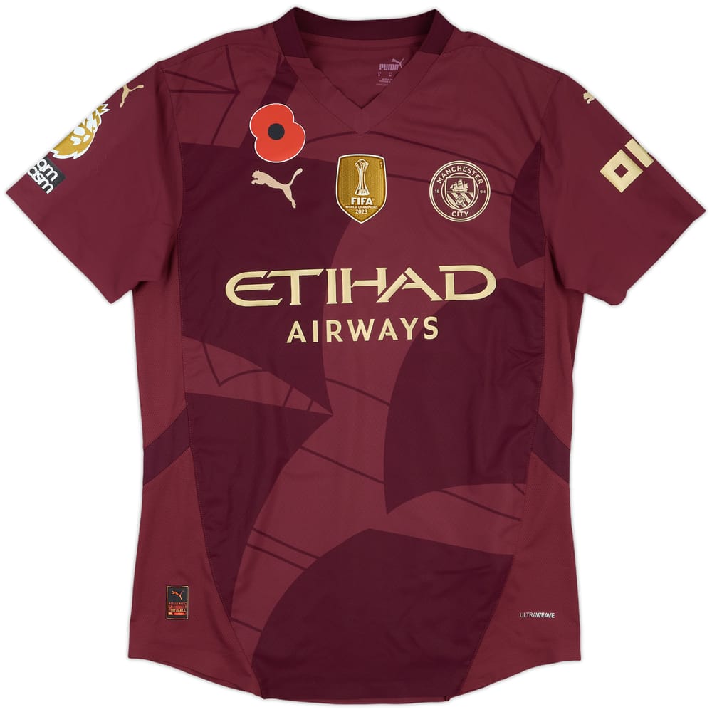 2024-25 Manchester City Match Issue Third Shirt McAtee #87