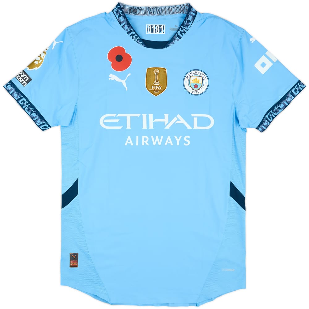 2024-25 Manchester City Match Issue Home Shirt Ruben #3