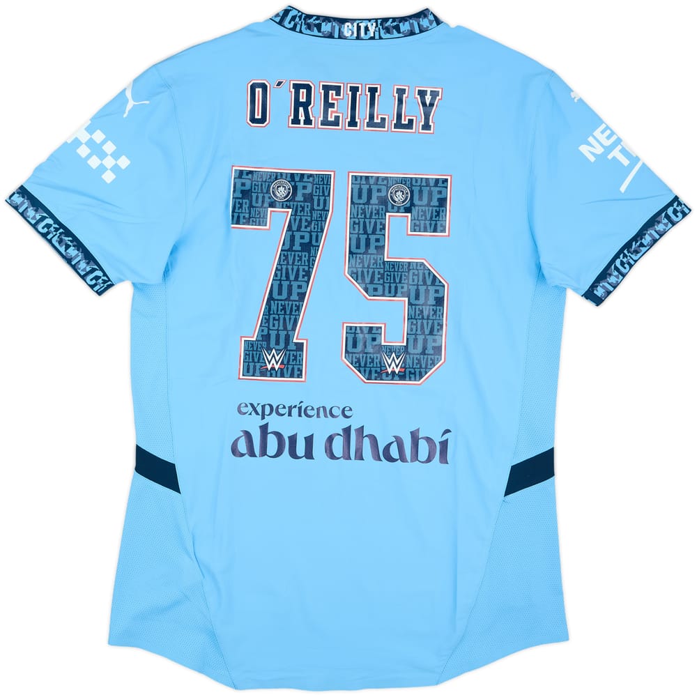 2024-25 Manchester City Match Issue Home Shirt O’Reilly #75