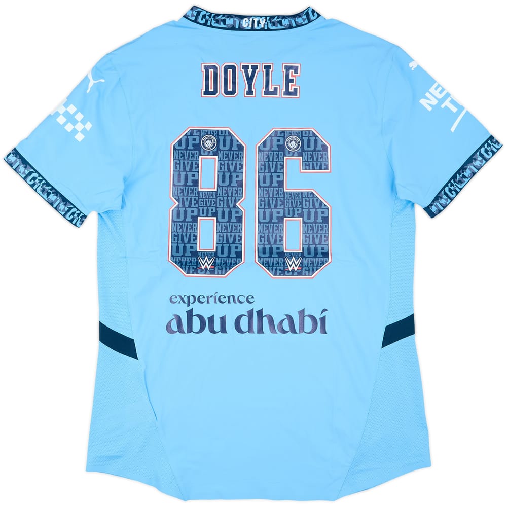 2024-25 Manchester City Match Issue Home Shirt Doyle #86