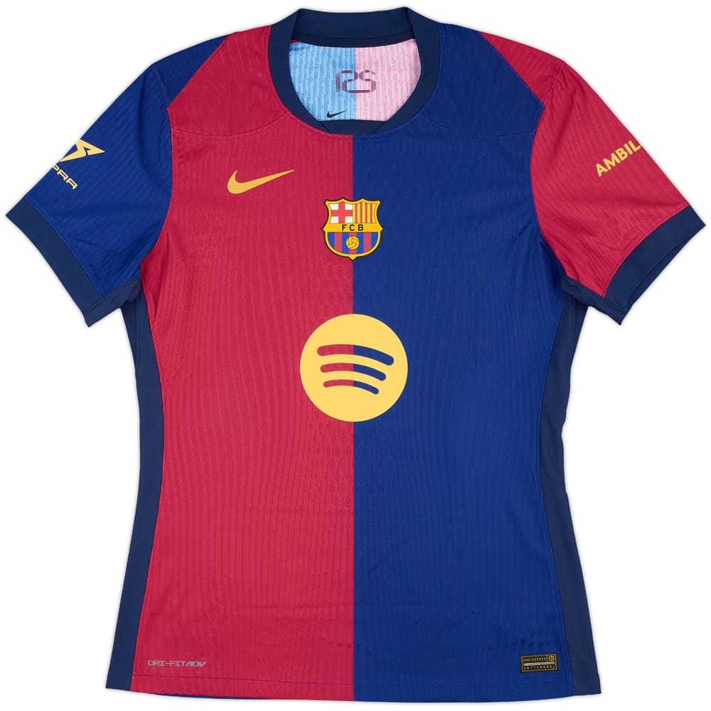 2024-25 Barcelona Match Issue Home Shirt #24 (Gerard Martín)