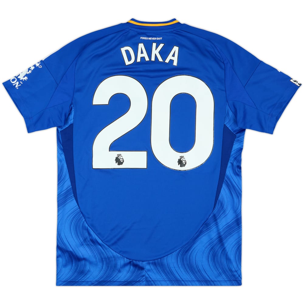 2024-25 Leicester Match Issue Home Shirt Daka #20