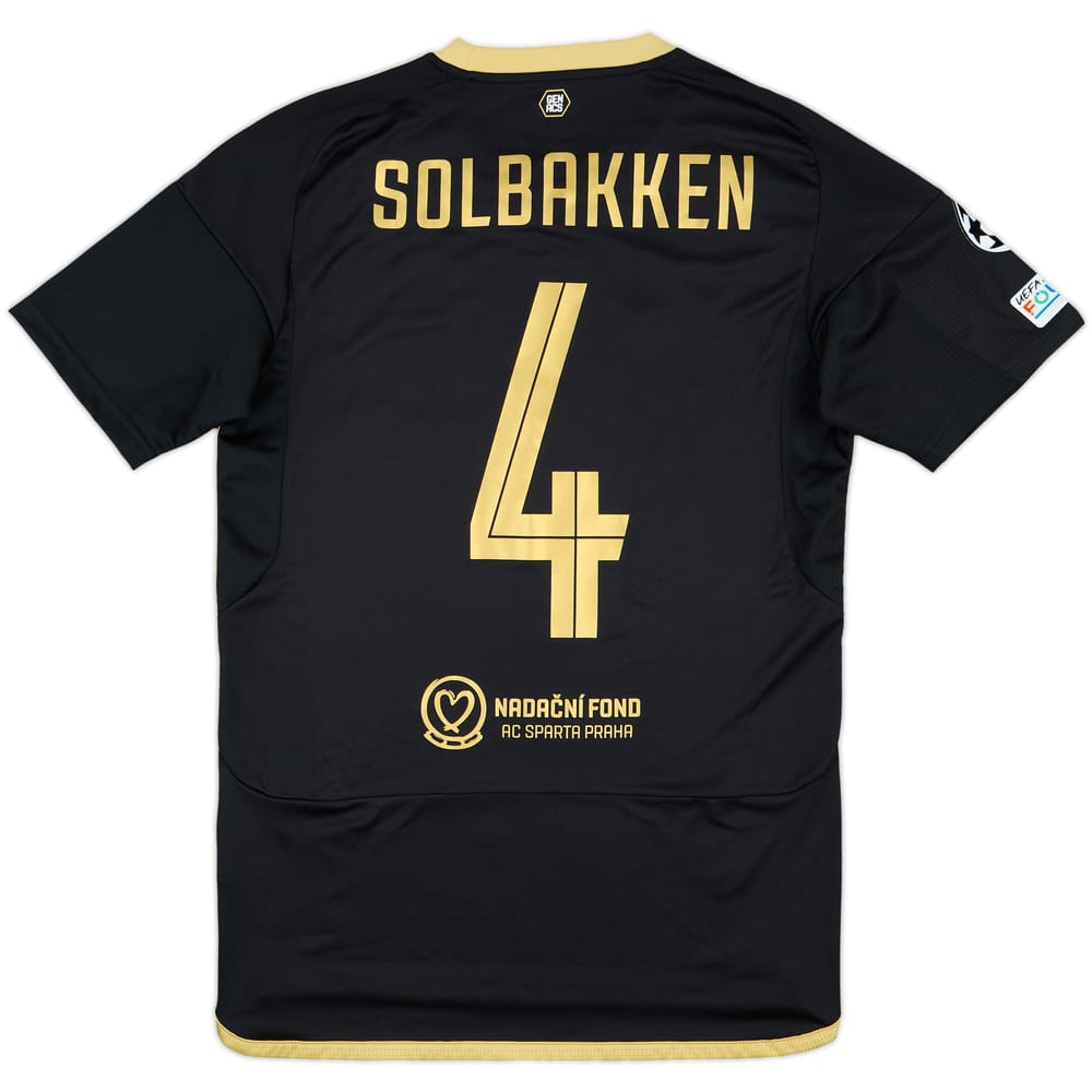 2024-25 Sparta Prague Match Issue Champions League Third Shirt Solbakken #4