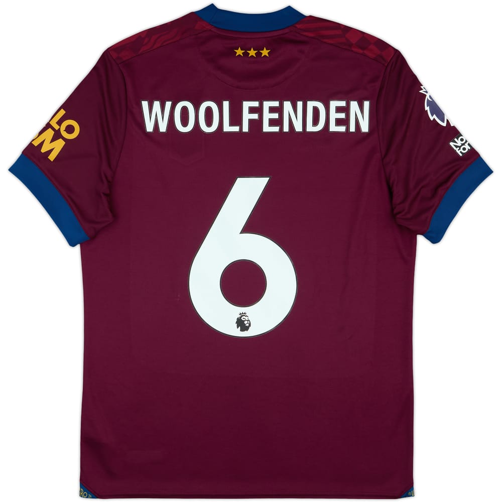 2024-25 Ipswich Match Issue Away Shirt Woolfenden #6