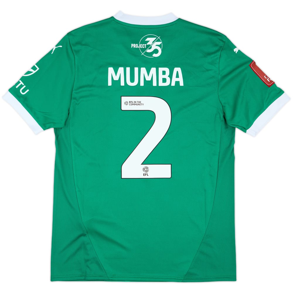2024-25 Plymouth Match Issue FA Cup Home Shirt Mumba #2