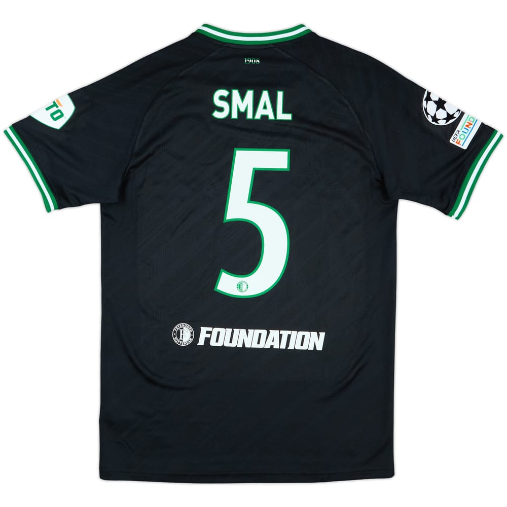 2024-25 Feyenoord Match Issue Champions League Away Shirt Smal #5