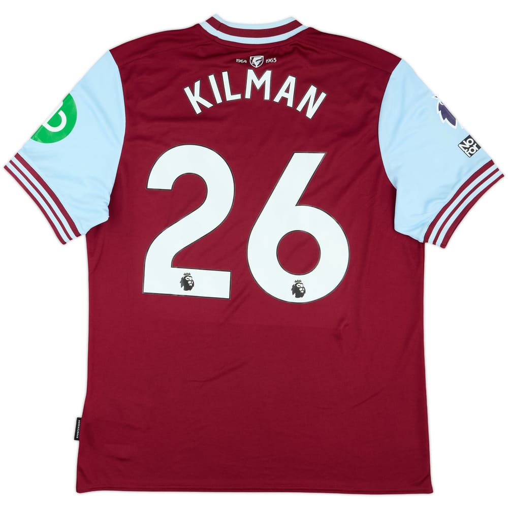 2024-25 West Ham Match Issue Home Shirt Kilman #26