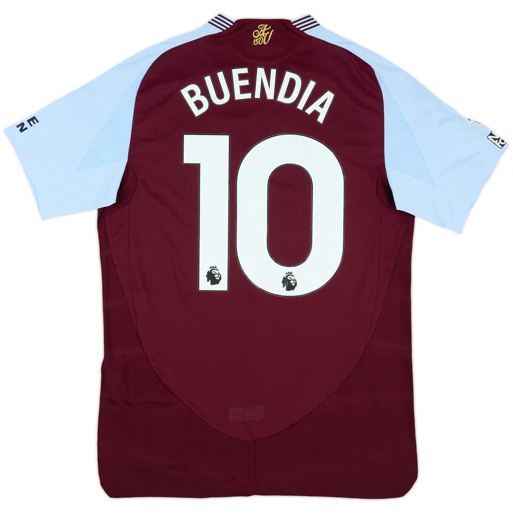 2024-25 Aston Villa Match Issue Home Shirt Buendia #10