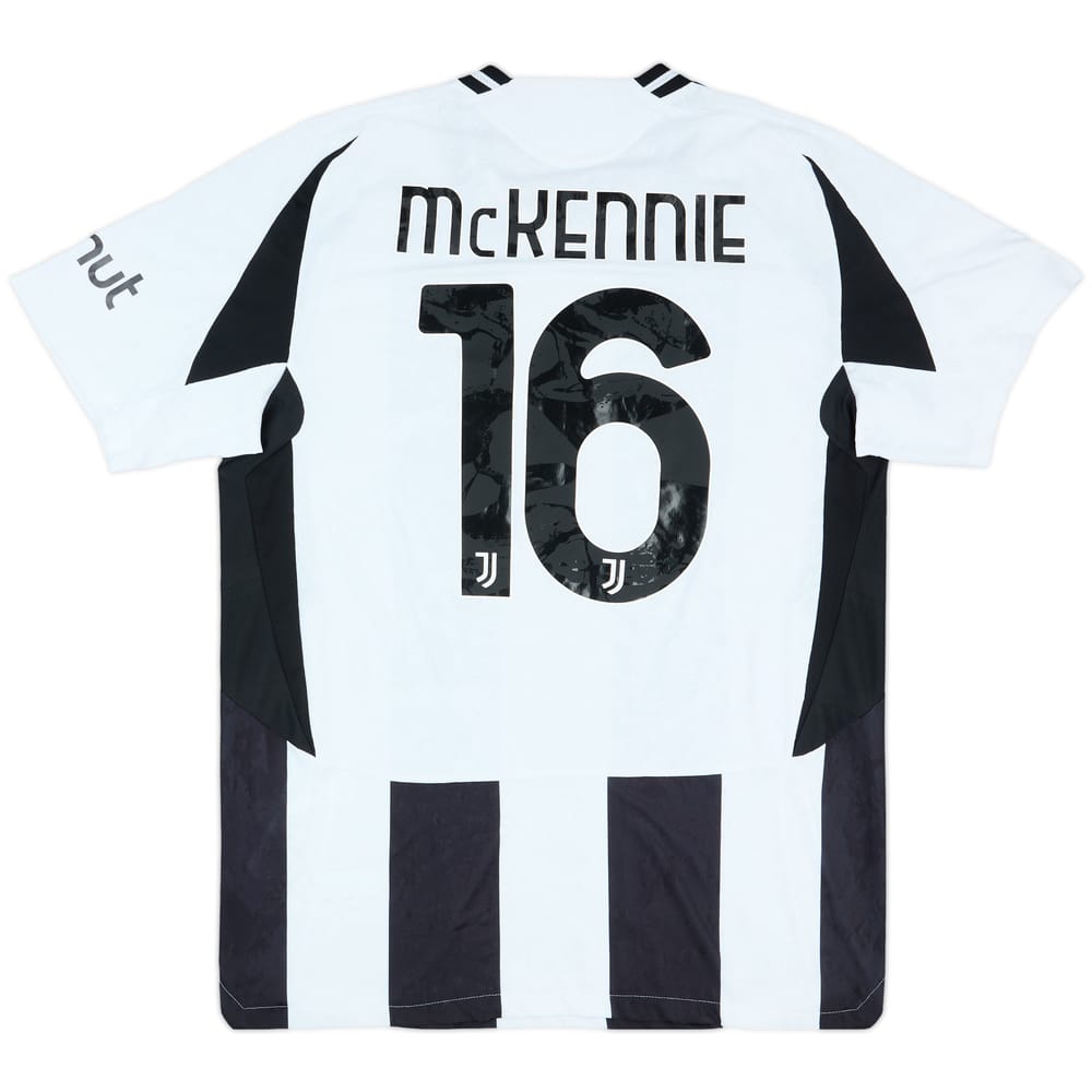 2024-25 Juventus Match Issue Home Shirt McKennie #16