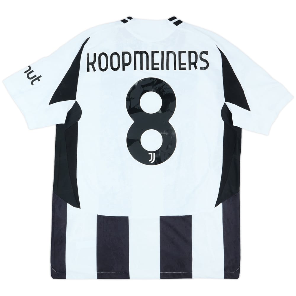 2024-25 Juventus Authentic Champions League Home Shirt Koopmeiners #8 (L)