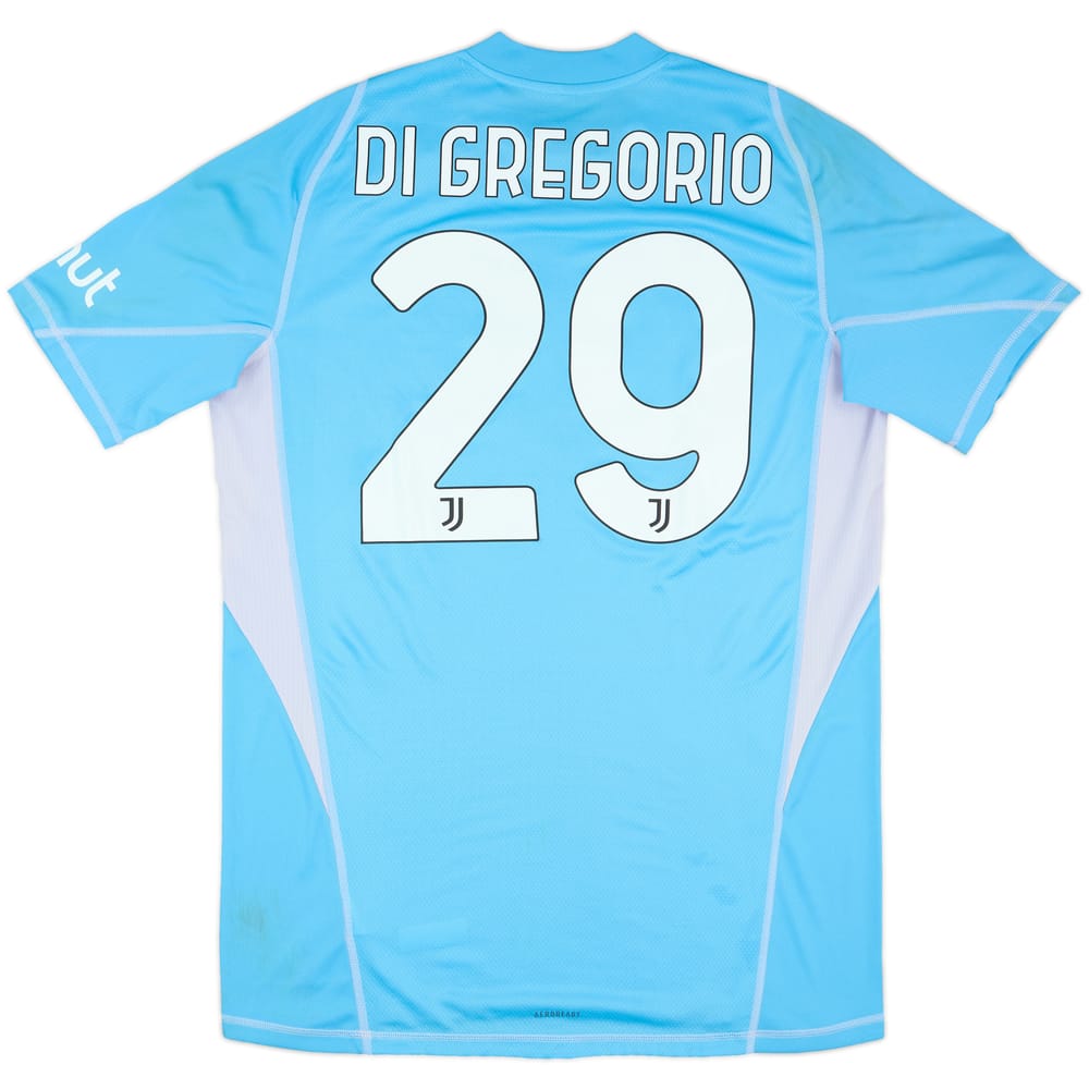 2024-25 Juventus Match Worn Champions League GK Shirt Di Gregorio #29