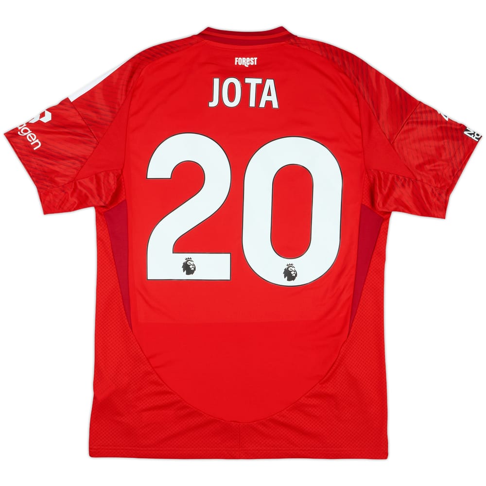 2024-25 Nottingham Forest Match Issue Home Shirt Jota #20