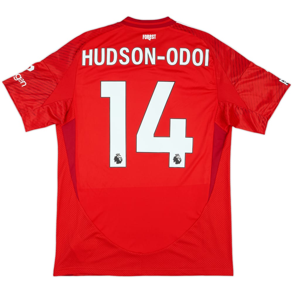 2024-25 Nottingham Forest Match Issue Home Shirt Hudson-Odoi #14