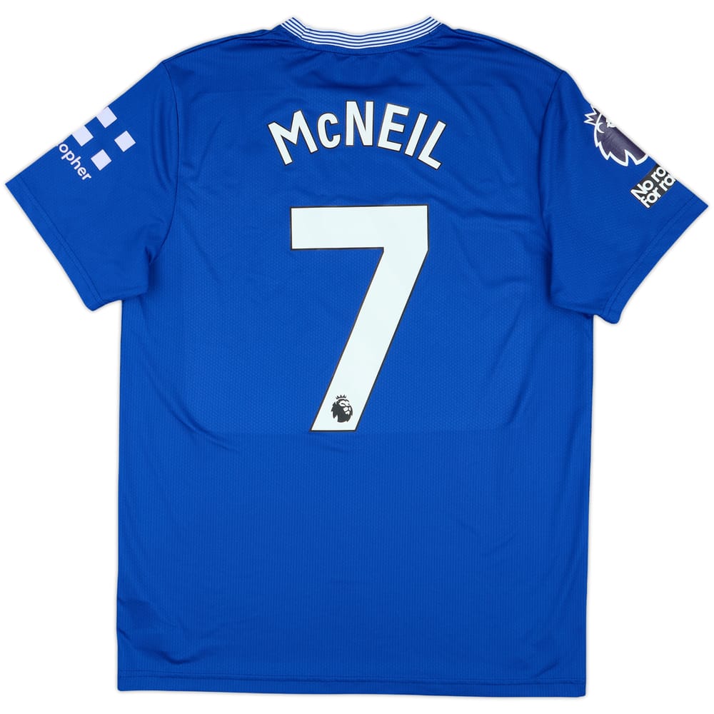 2024-25 Everton Match Issue Home Shirt McNeil #7