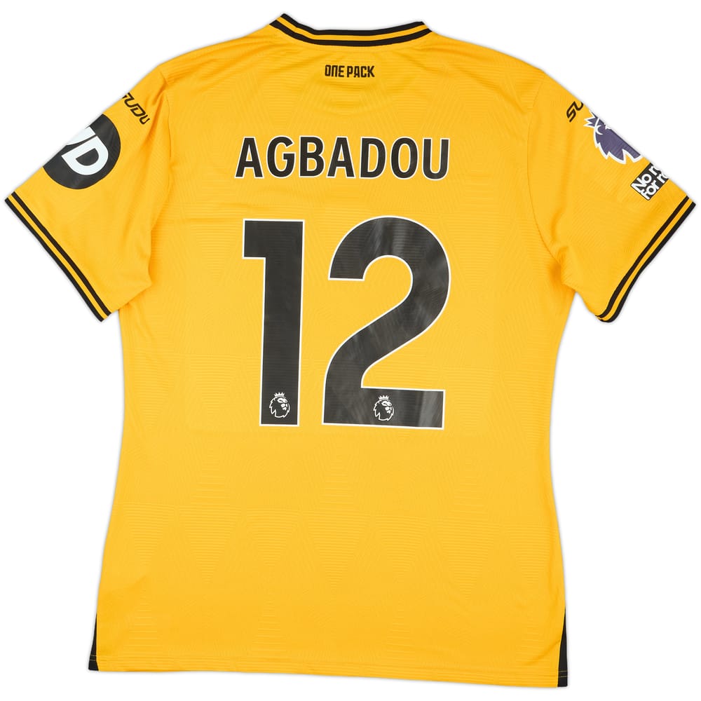 2024-25 Wolves Match Issue Home Shirt Agbadou #12