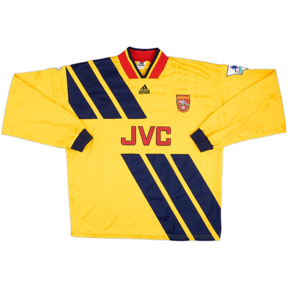 1993-94 Arsenal Match Issue Away L/S Shirt #11