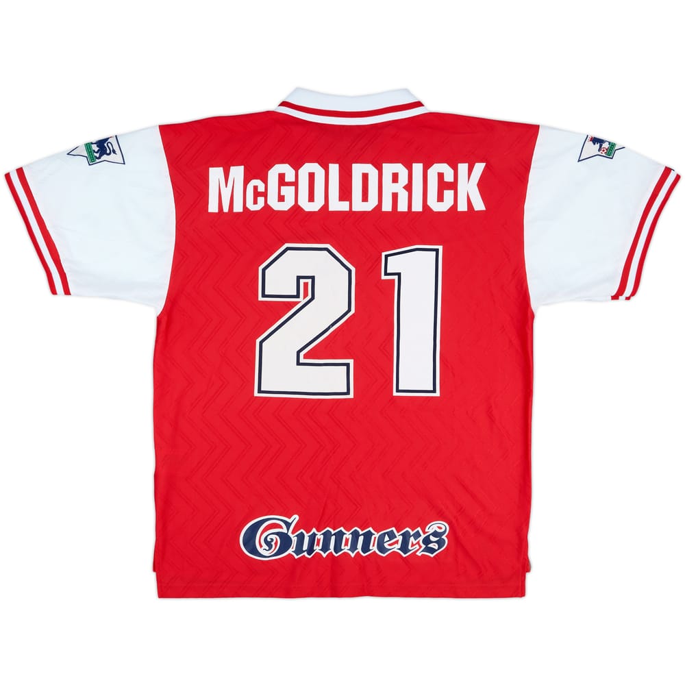 1996-97 Arsenal Match Issue Home Shirt McGoldrick #21