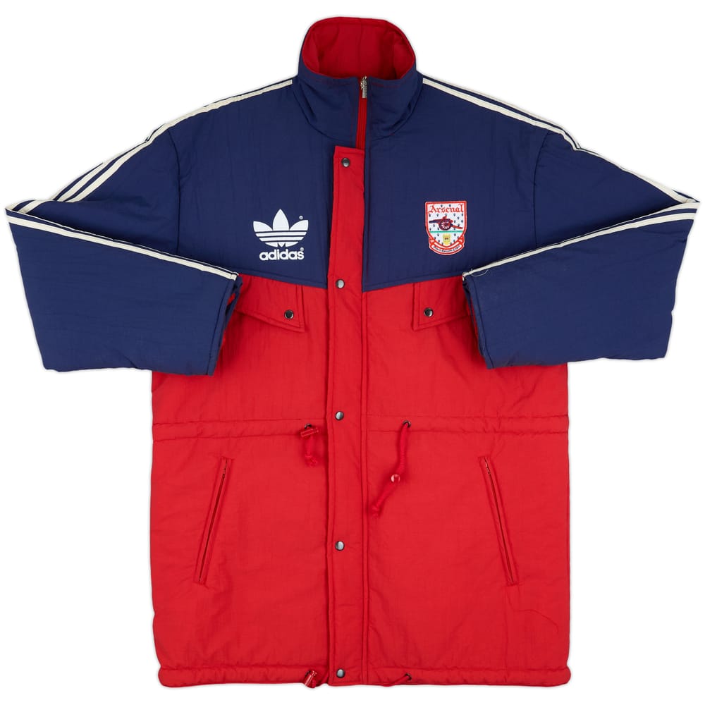 1990-92 Arsenal adidas Bench Coat - 9/10 - (L)