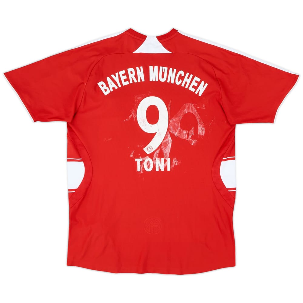 2007-08 Bayern Munich Home Shirt Toni #9 - 3/10 - (XL.Boys)