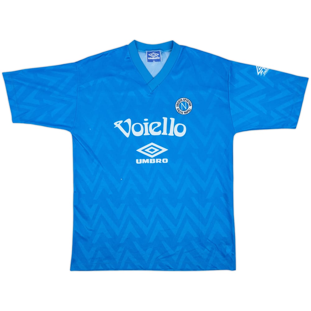 1997-98 Napoli Umbro Training Shirt - 5/10 - (XL)