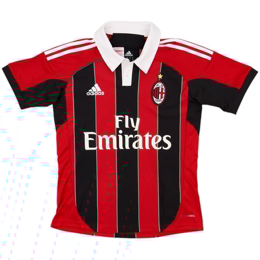 2012-13 AC Milan Home Shirt - 7/10 - (L.Boys)