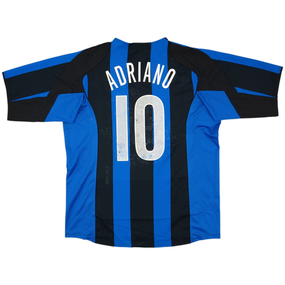 2005-06 Inter Milan Home Shirt Adriano #10 - 4/10 - (XL)