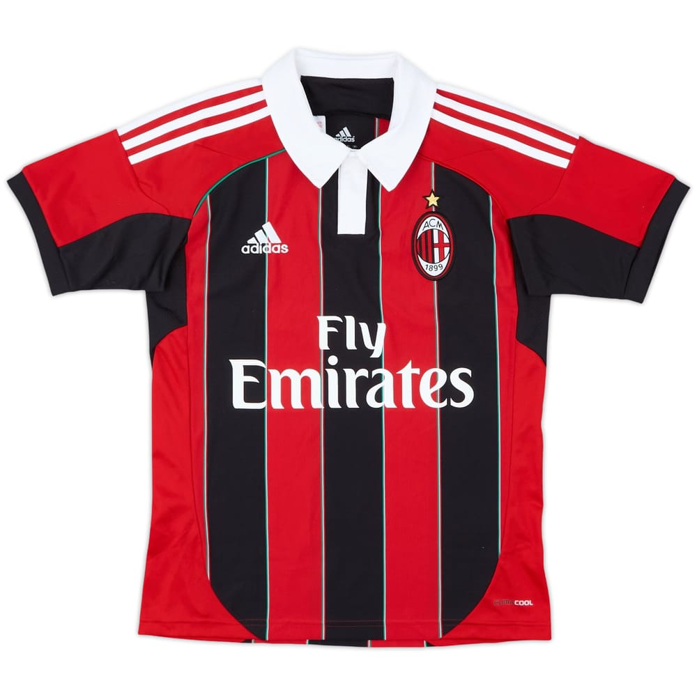 2012-13 AC Milan Home Shirt - 7/10 - (L.Boys)