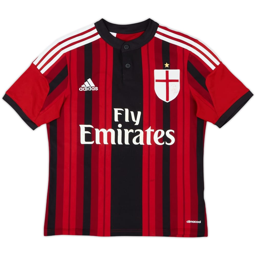 2014-15 AC Milan Home Shirt - 5/10 - (L.Boys)