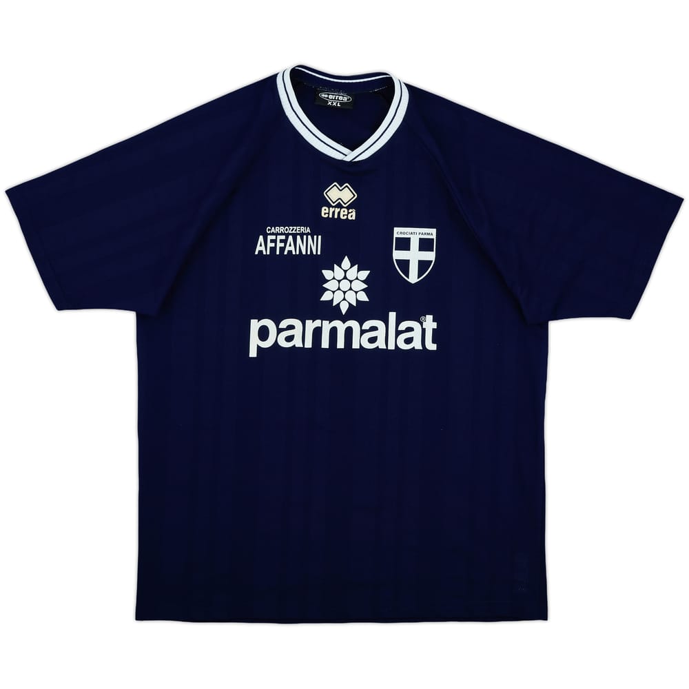2000s Crociati Parma Errea Training Shirt - 9/10 - (XXL)