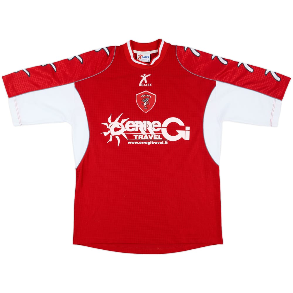 2000-01 Perugia Match Issue Home Shirt #7