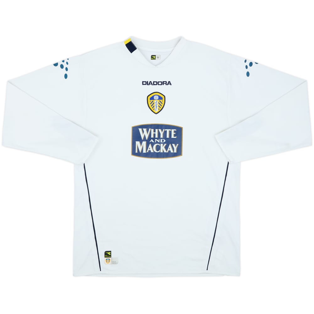 2004-05 Leeds United Home L/S Shirt - 7/10 - (M)