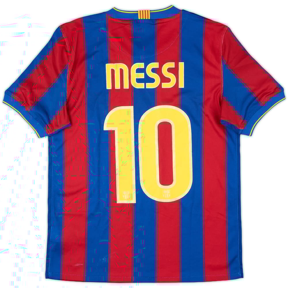2009-10 Barcelona Home Shirt Messi #10 - 7/10 - (S)