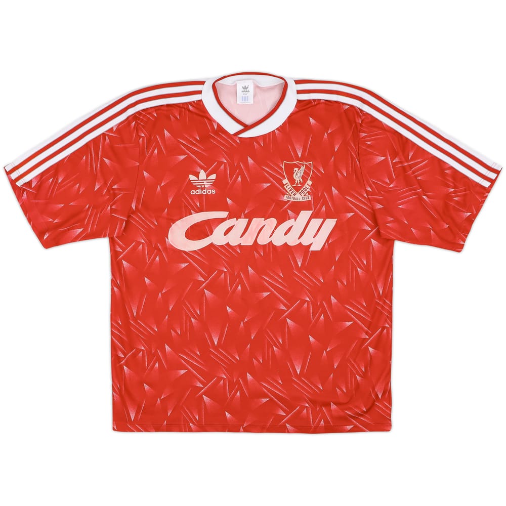 1989-91 Liverpool Home Shirt - 7/10 - (L)