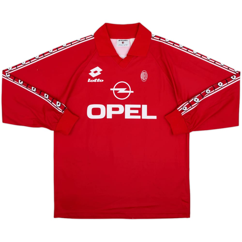 1995-96 AC Milan Lotto Training L/S Shirt - 7/10 - (XL)