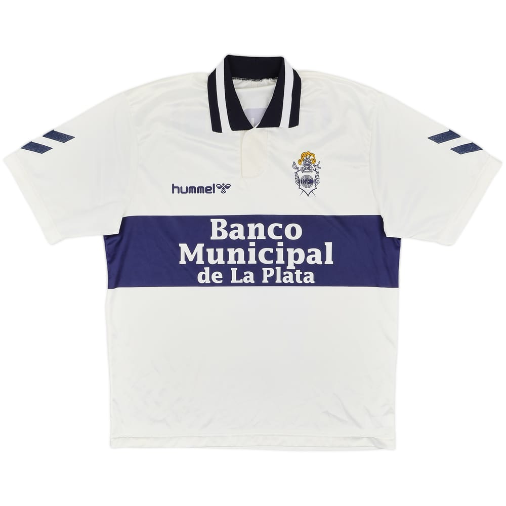 1993-95 Gimnasia y Esgrima La Plata Home Shirt - 8/10 - (M)