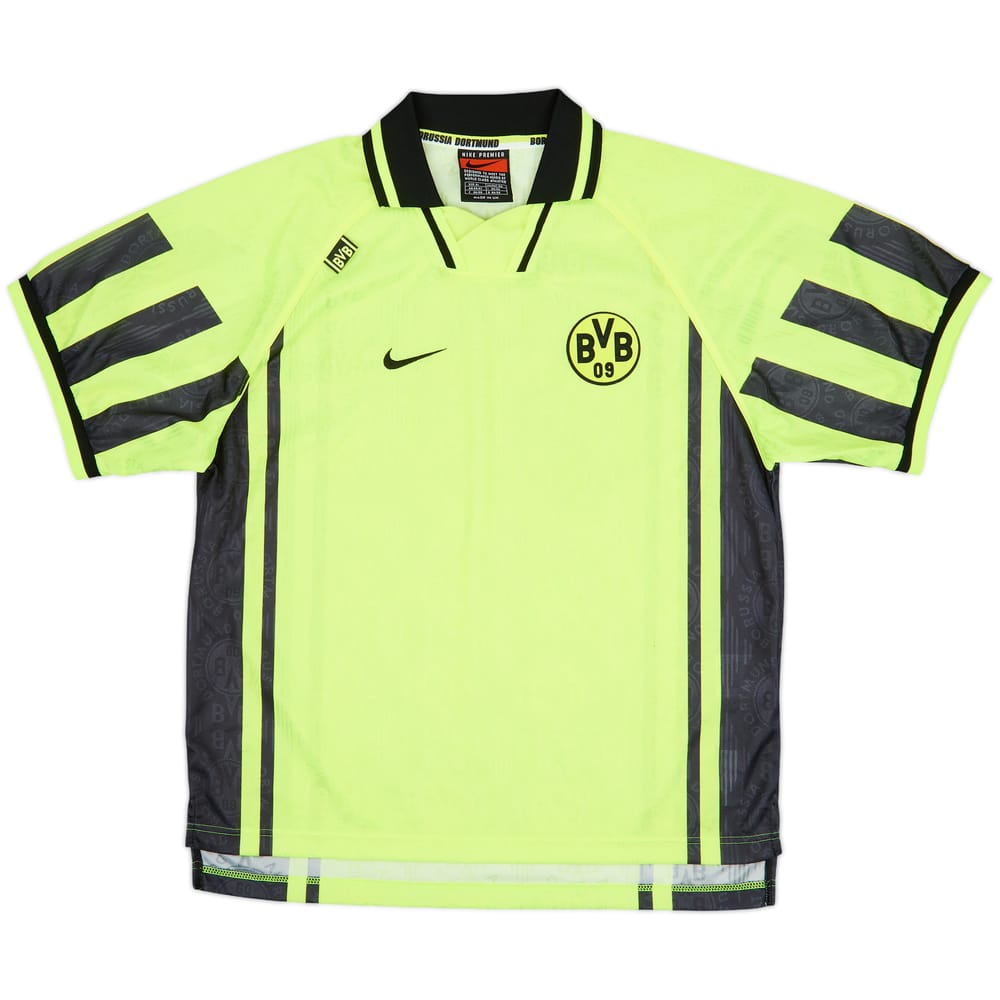 1996-97 Bourssia Dortmund Player Issue Home Shirt - 9/10 - (XL)