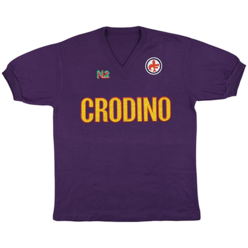 1986-87 Fiorentina Ennedue Training Shirt - 9/10 - (L)