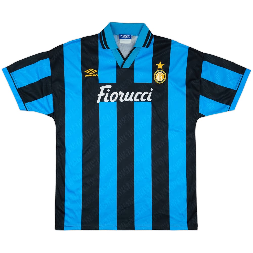 1994-95 Inter Milan Match Issue Home Shirt #14