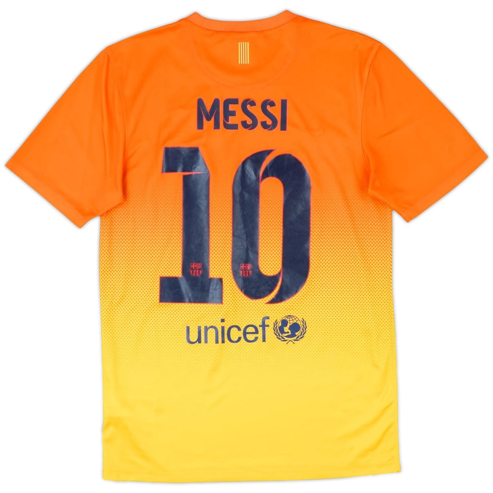 2012-13 Barcelona Basic Away Shirt Messi #10 - 7/10 - (S)