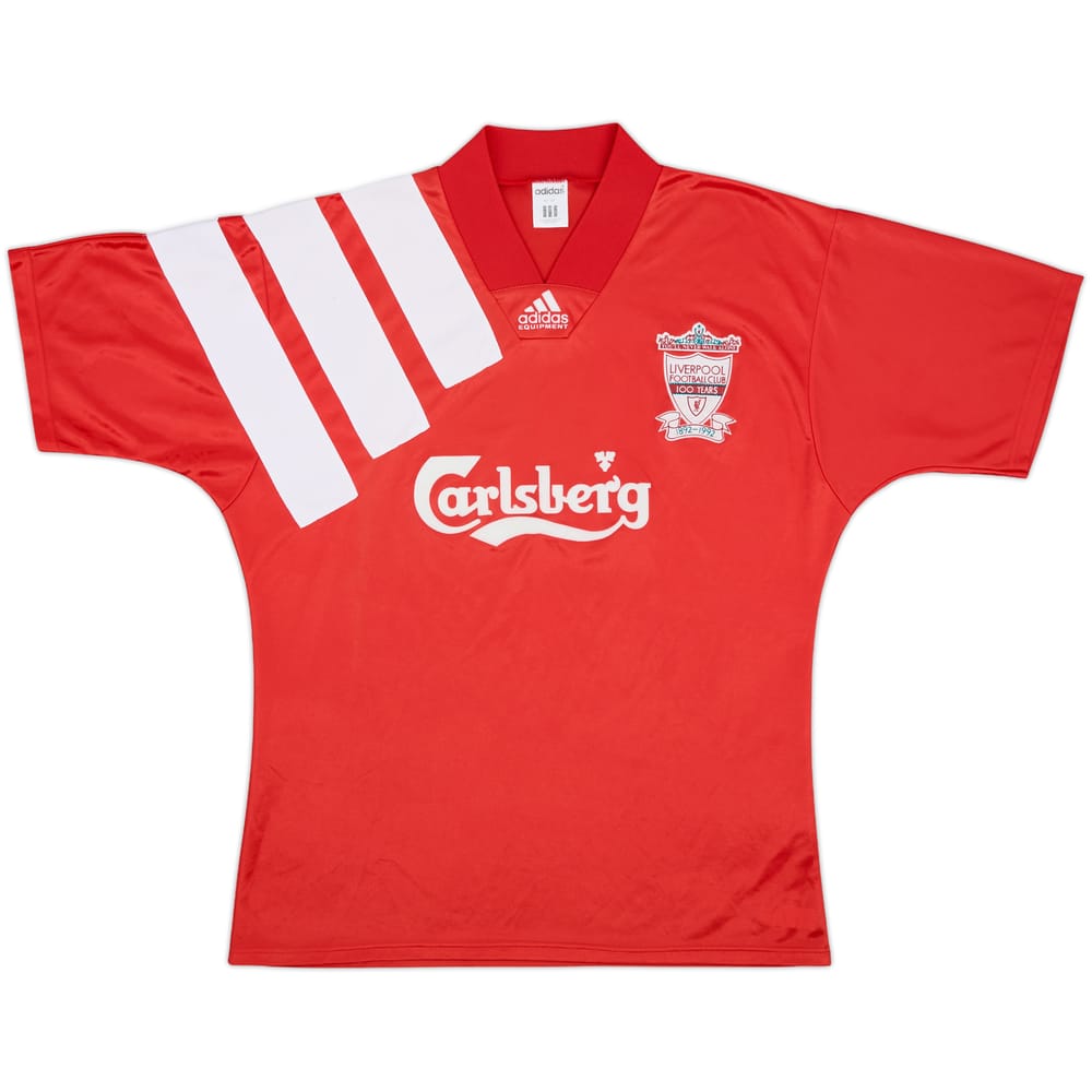 1992-93 Liverpool Centenary Home Shirt - 8/10 - (L)