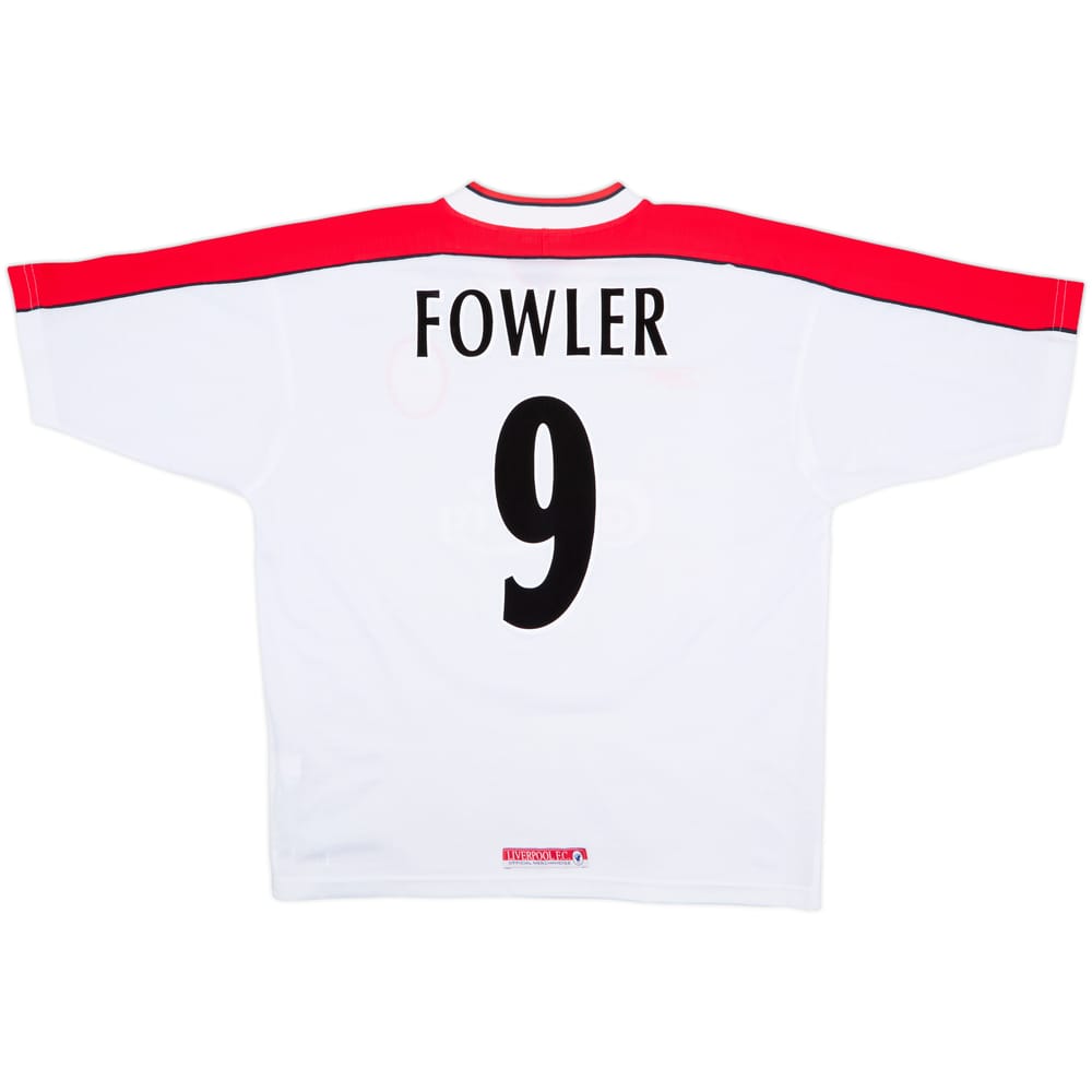 1998-99 Liverpool Away Shirt Fowler #9 - 10/10 - (L)