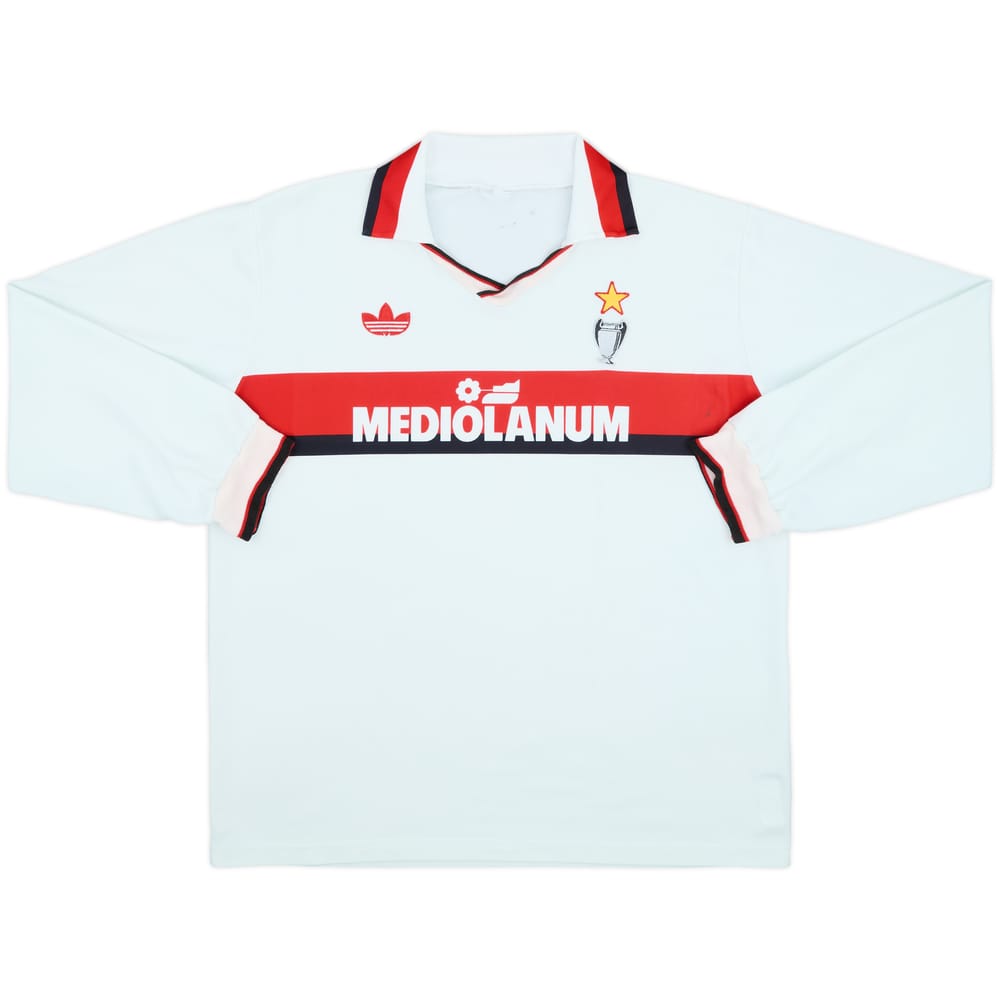 1990-91 AC Milan Away L/S Shirt - 8/10 - (L)