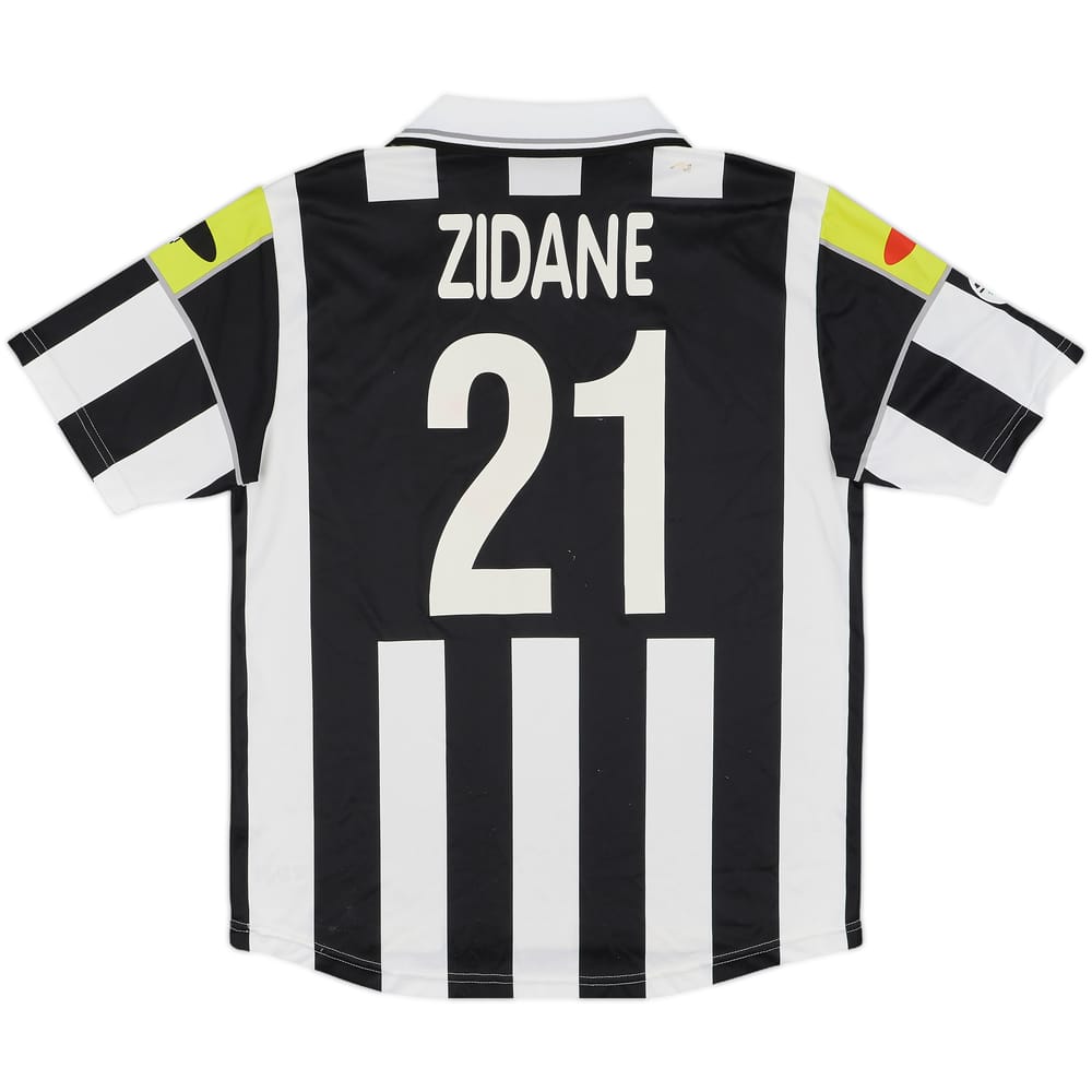 2000-01 Juventus Home Shirt Zidane #21 - 8/10 - (L)