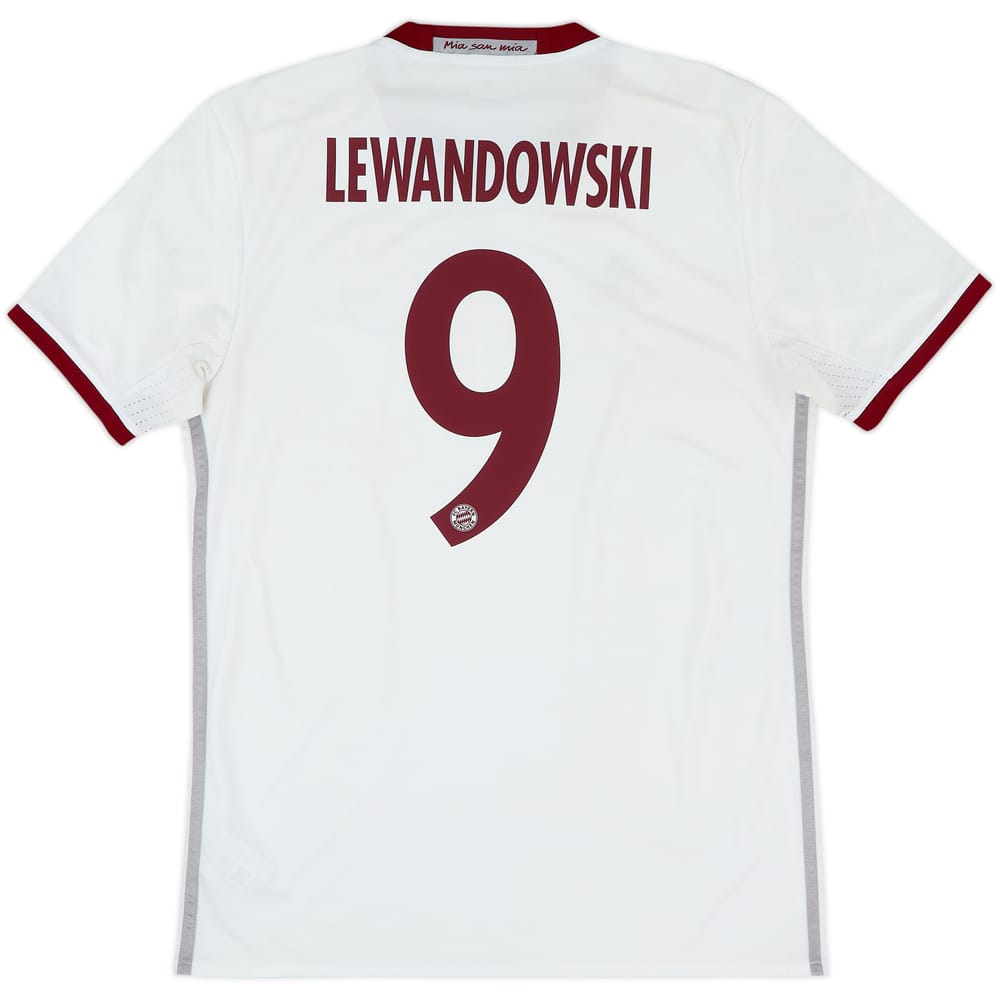 2016-17 Bayern Munich Third Shirt Lewandowski #9 - 7/10 - (M)