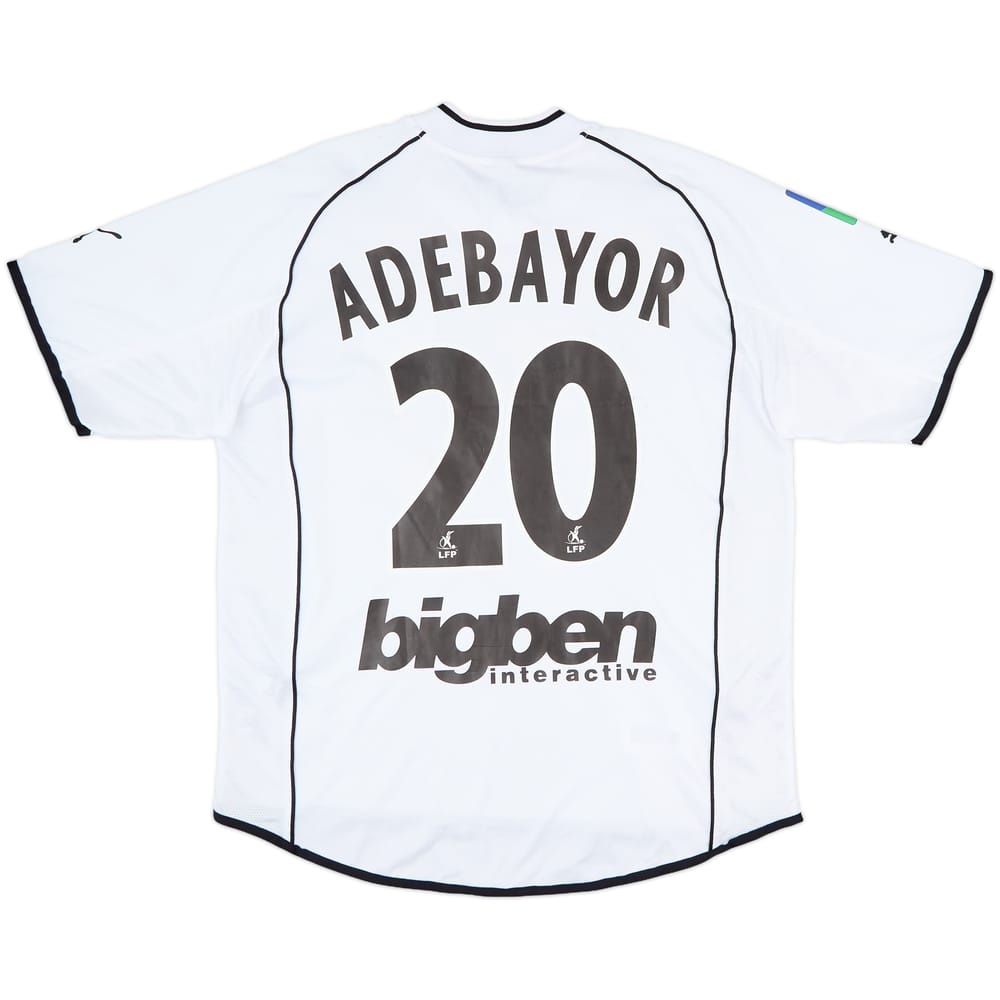 2002-03 FC Metz Away Shirt Adebayor #20 - 8/10 - (M)