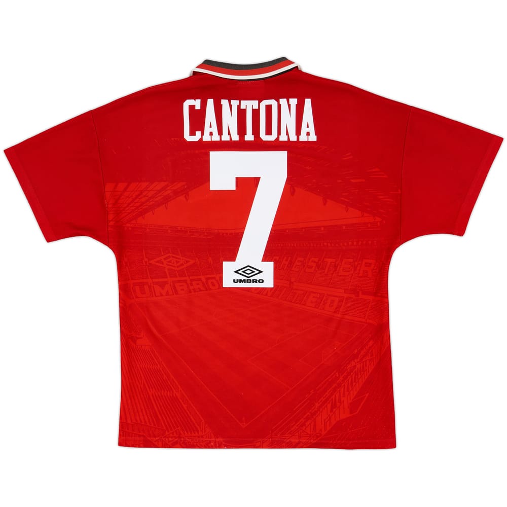 1994-96 Manchester United Home Shirt Cantona #7 - 8/10 - (M)