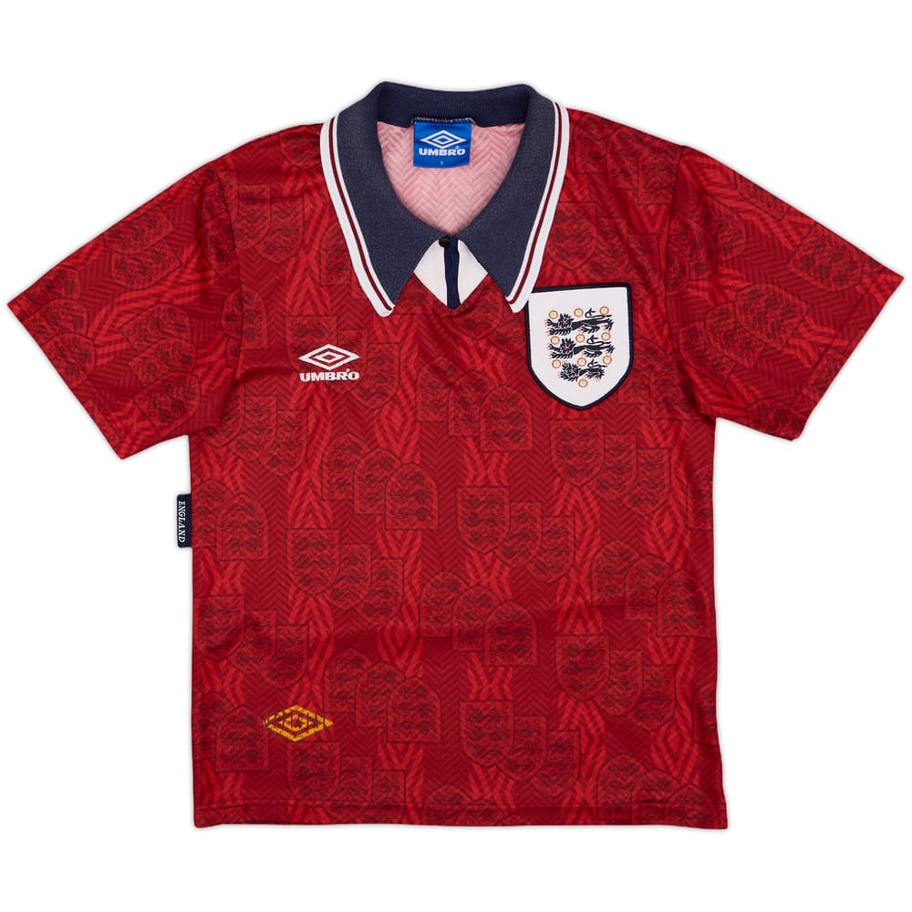 1993-95 England Away Shirt - 9/10 - (Y)
