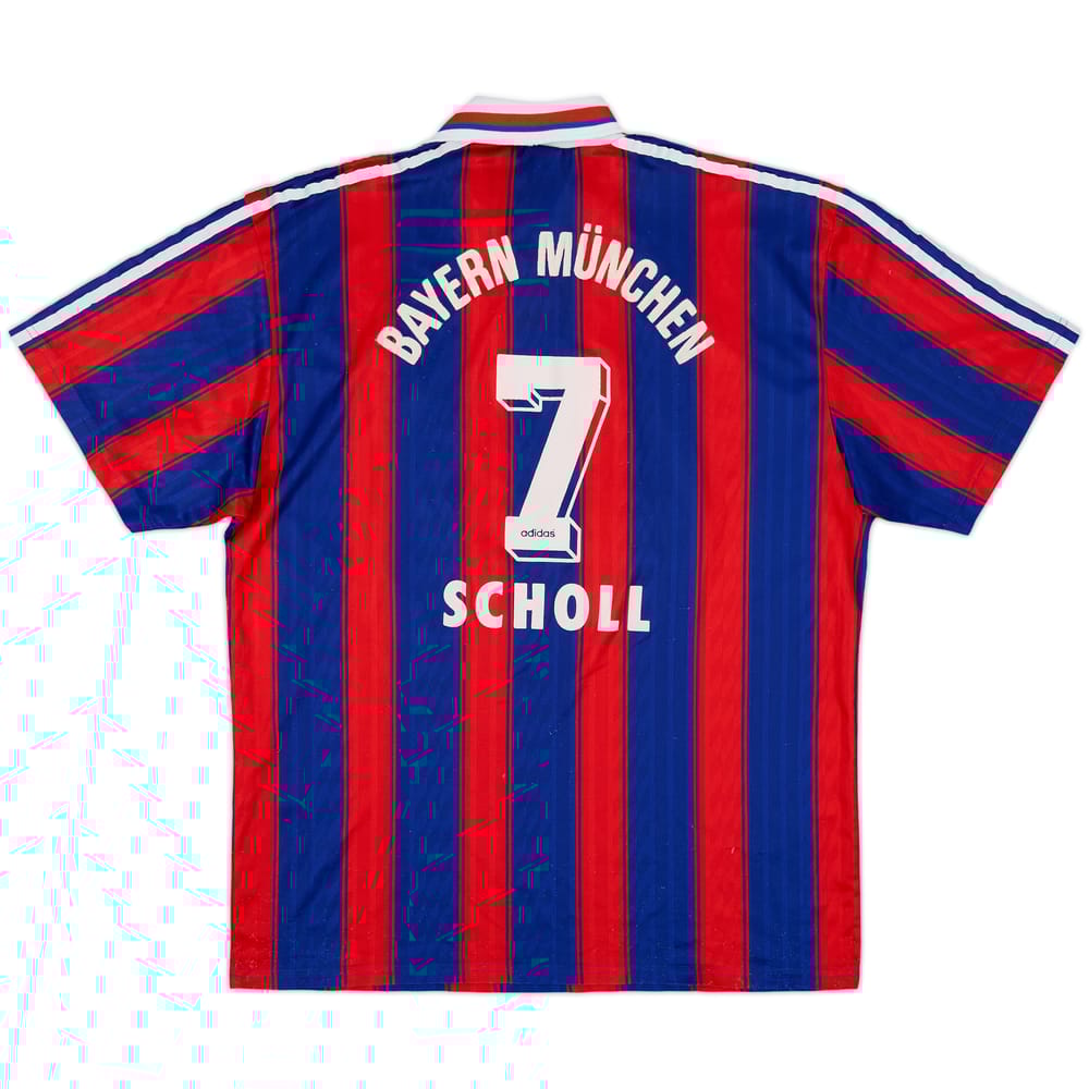 1995-97 Bayern Munich Home Shirt Scholl #7 - 5/10 - (M)